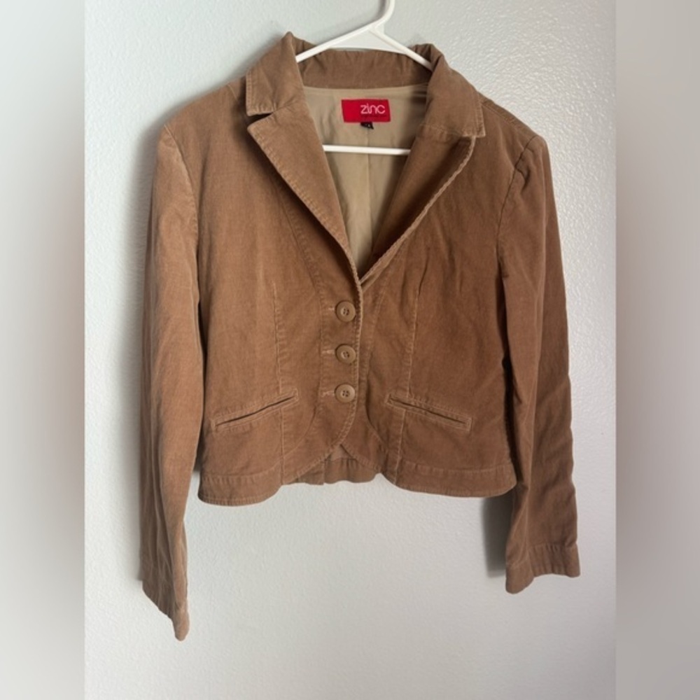 Zinc Brown Jacket Size Medium